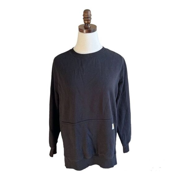 Carhartt Force Relaxed Fit Lightweight Sweatshirt Black Size‎ Small - Picture 1 of 11